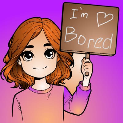 realistic girl holding up a sign