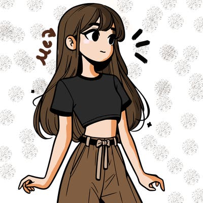 girl in a cute crop top