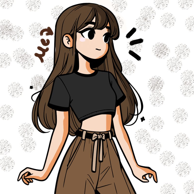 girl in a cute crop top