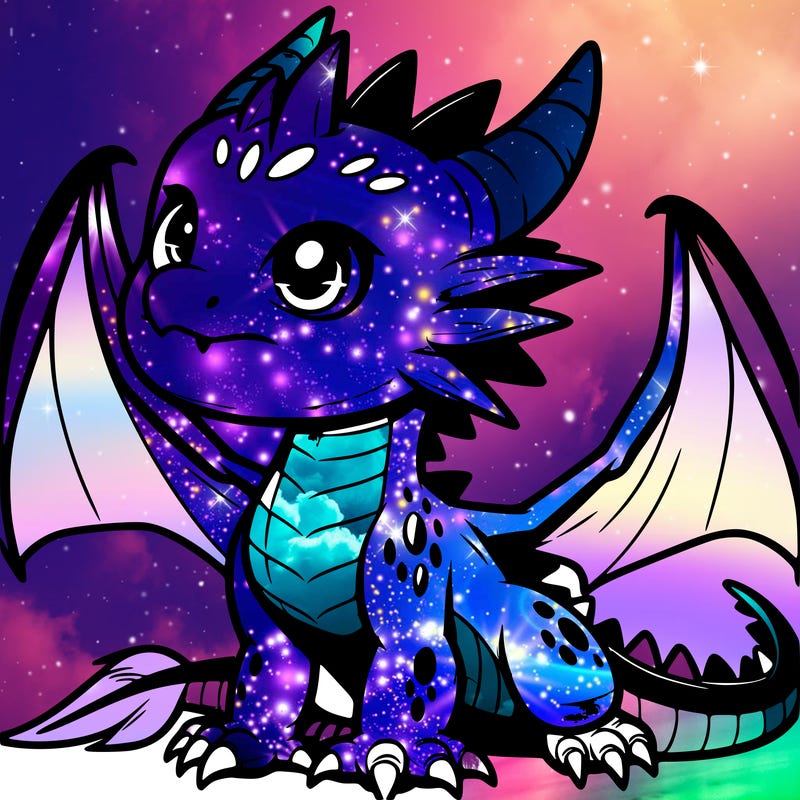 fierce baby night dragon