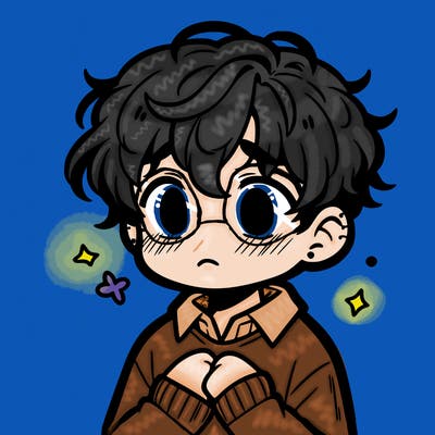 cute anime boy blushing