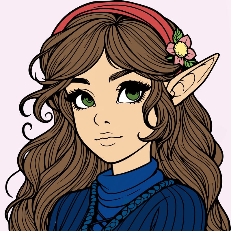 realistic elf girl
