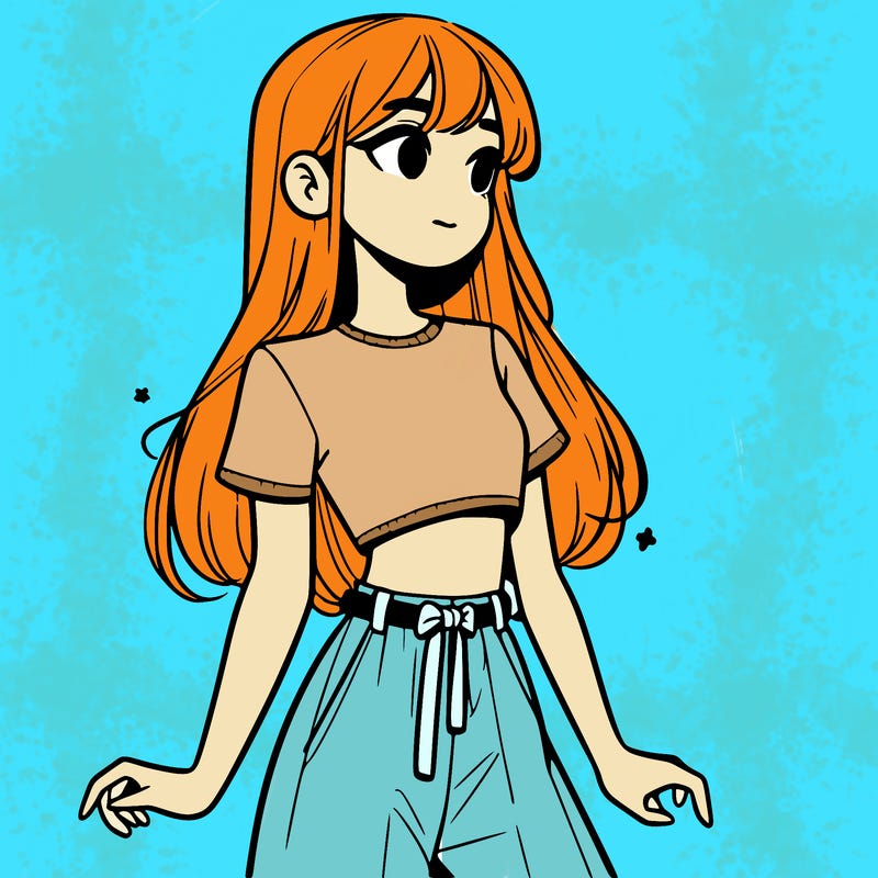 girl in a cute crop top