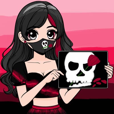 realistic pretty girl holding blank sign