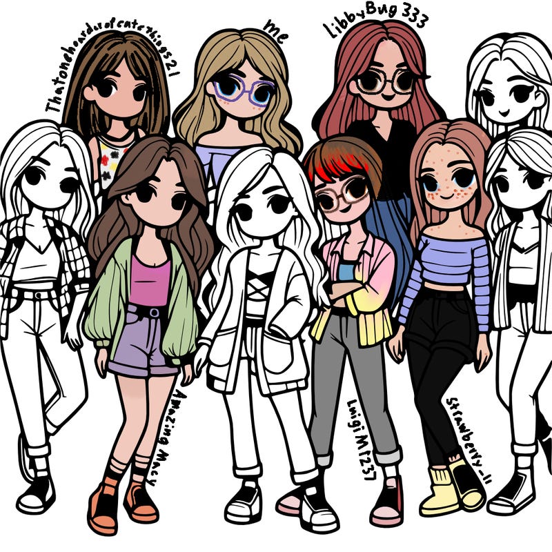 group of girls