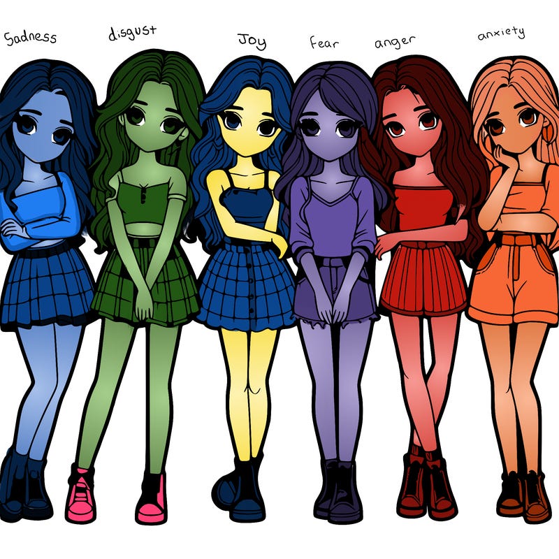 a group of girls realistic