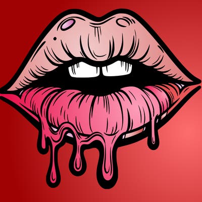 lips that look realistic and drip