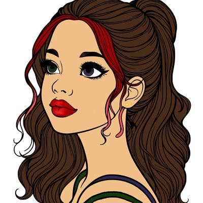 beautiful realistic girl