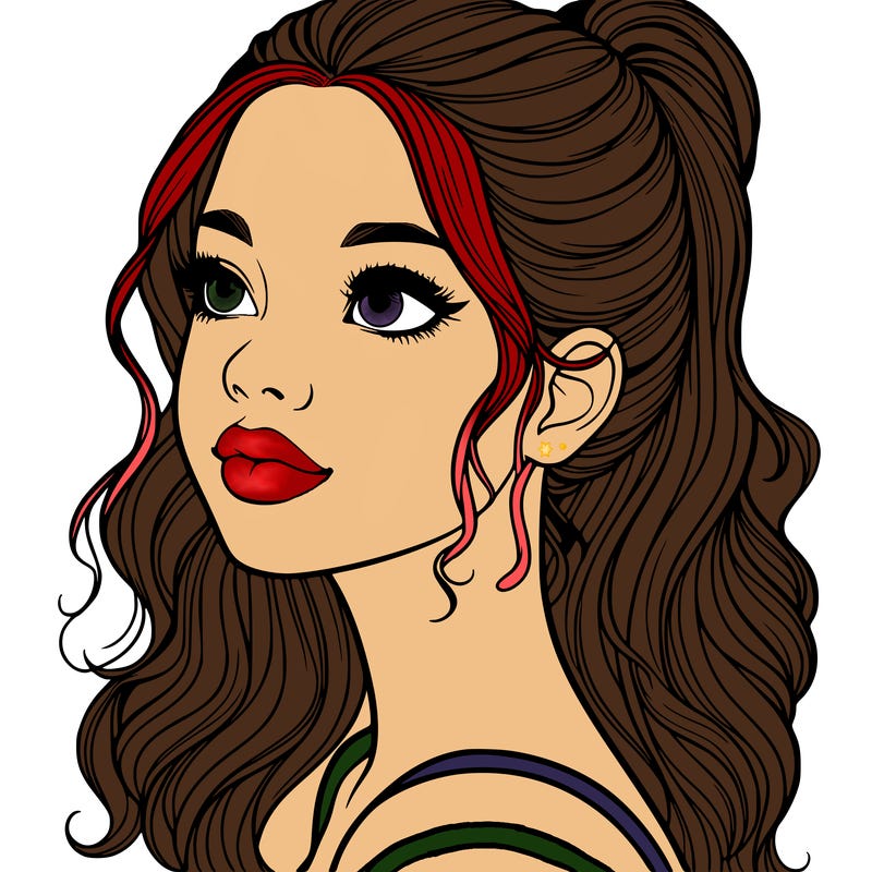 beautiful realistic girl