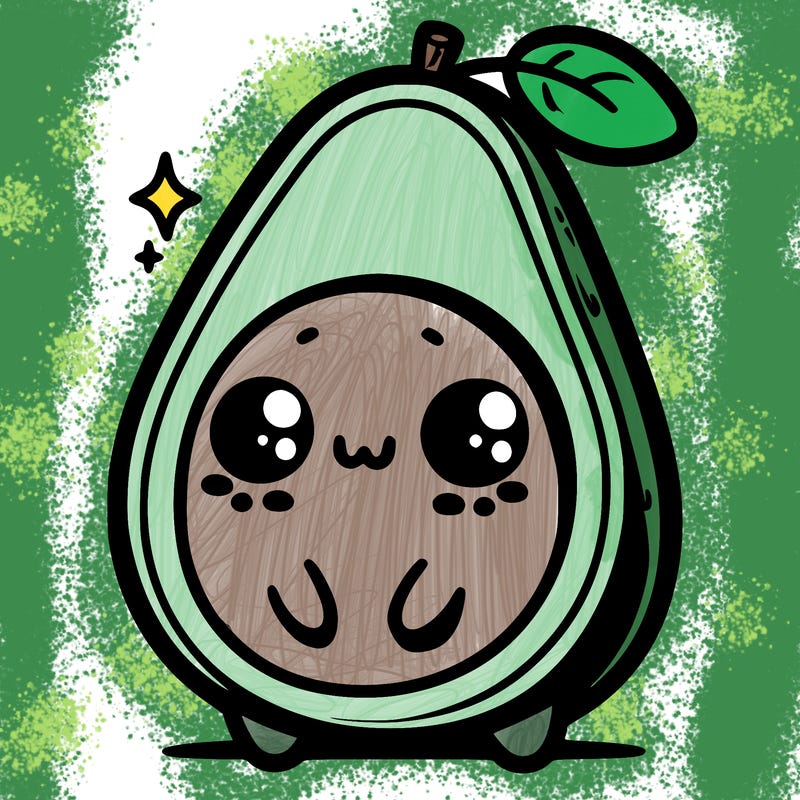 cute avocado