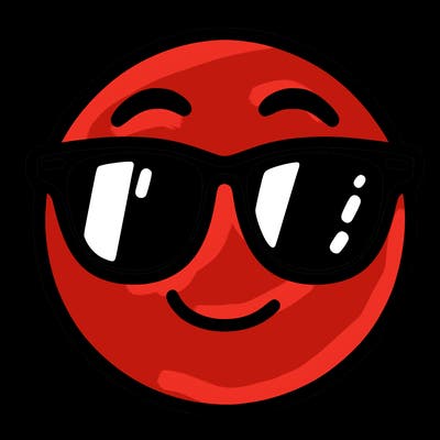 emoji with sunglasses
