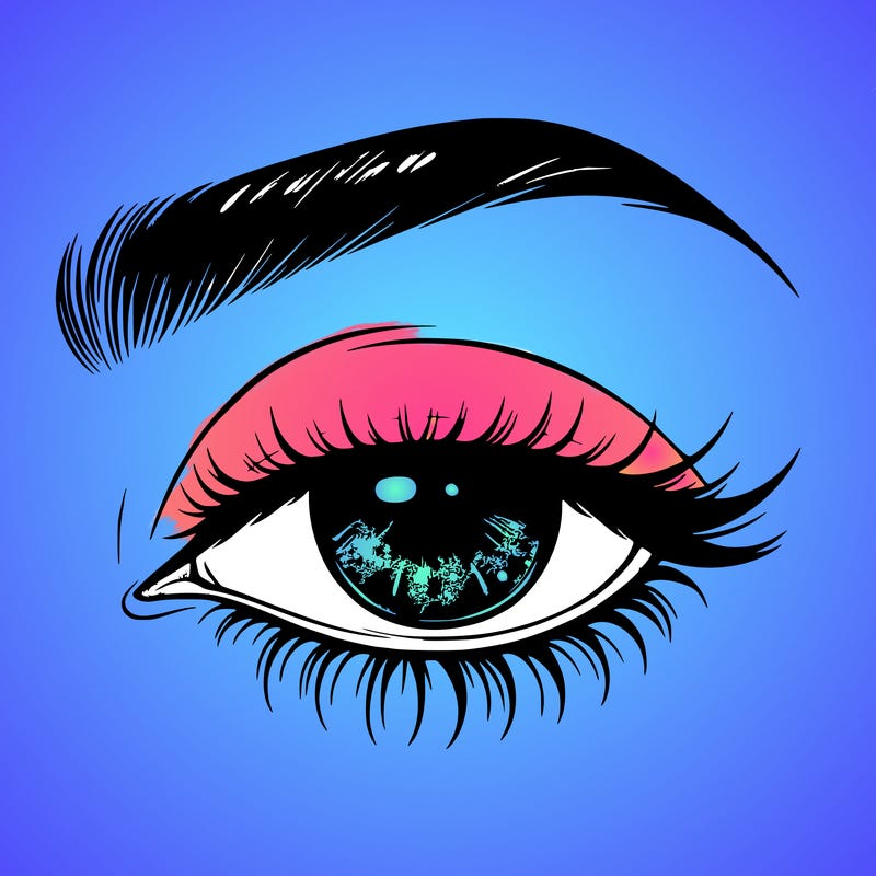 eye closed realistic