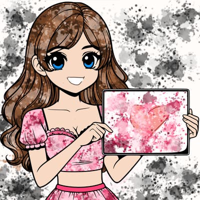 realistic pretty girl holding blank sign