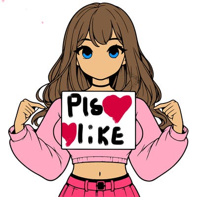 girl holding a blank sign in a long sleeve crop top