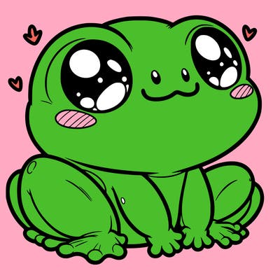 cute frog person realistic