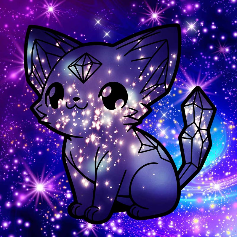 crystal kitten