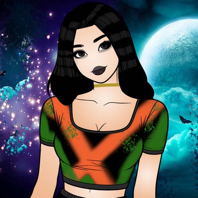 realistic girl with crop top