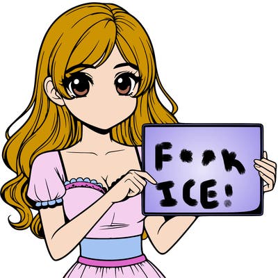 realistic pretty girl holding blank sign