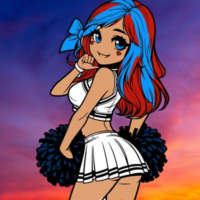 realistic cheerleader