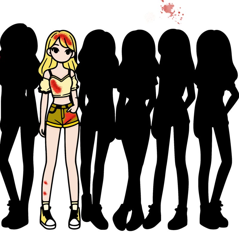 a group of girls wearing crop tops and shorts