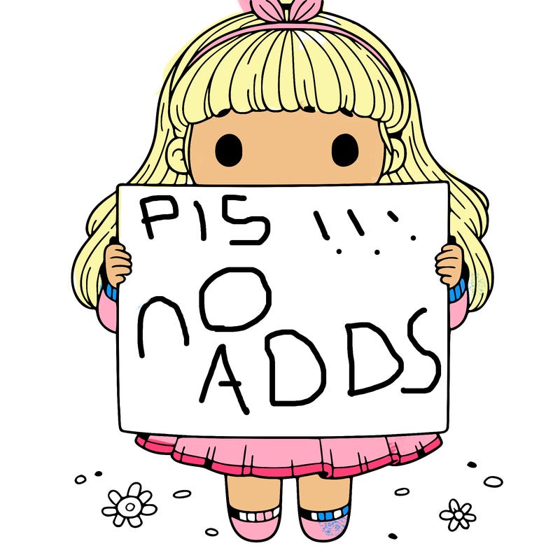 a girl holding a blank pices paper