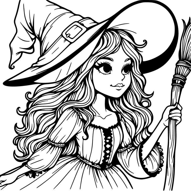 a realistic witch
