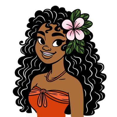 hawaiian black woman