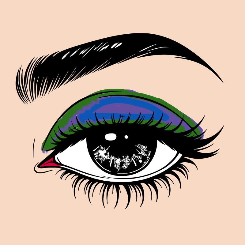 eye closed realistic