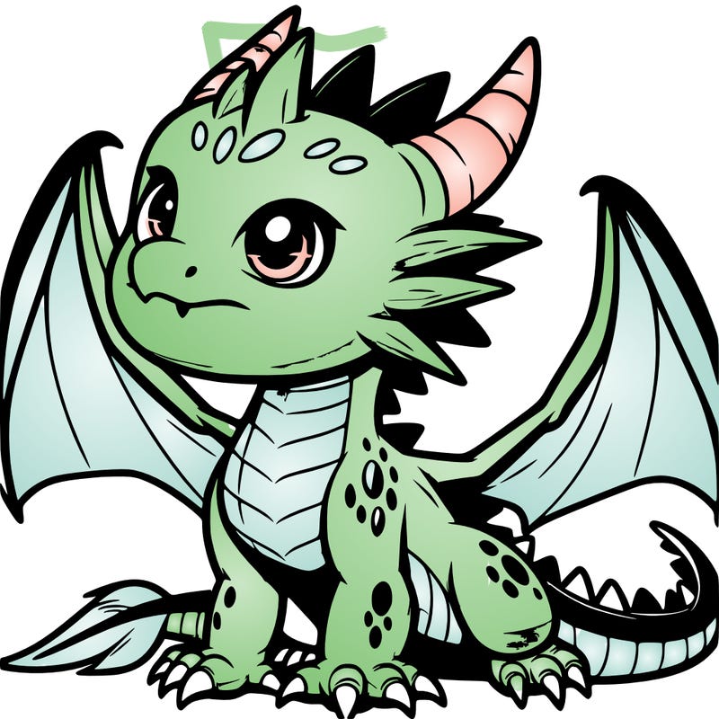 fierce baby night dragon