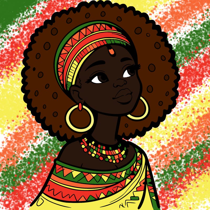 african woman