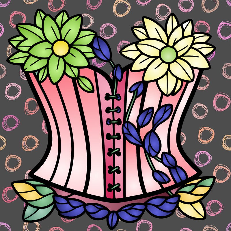 flower corset