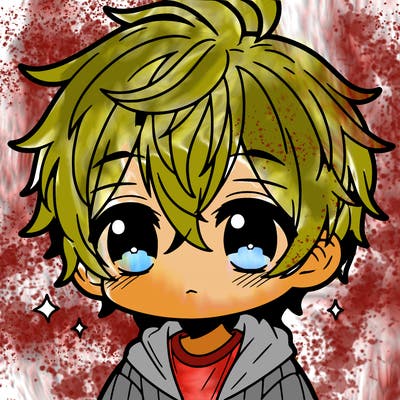 cute anime yellow hair gay boy