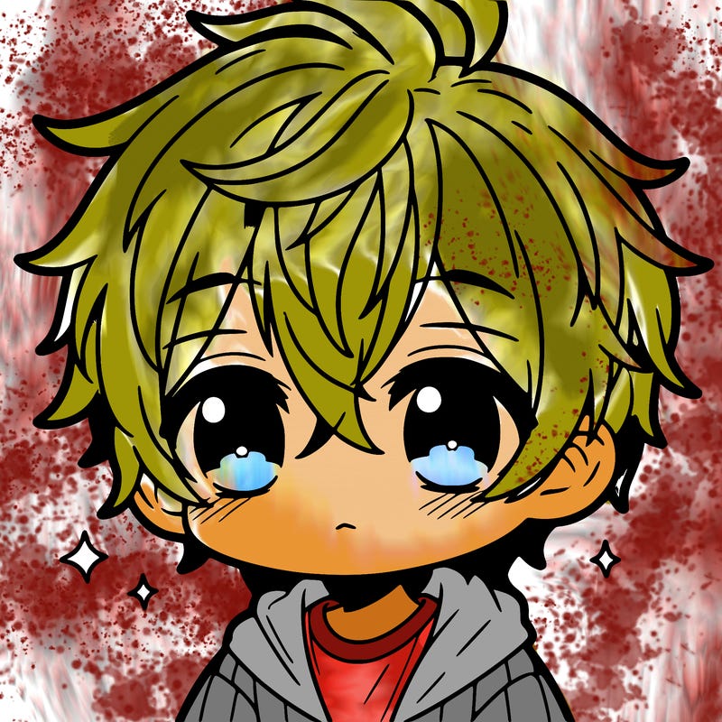 cute anime yellow hair gay boy