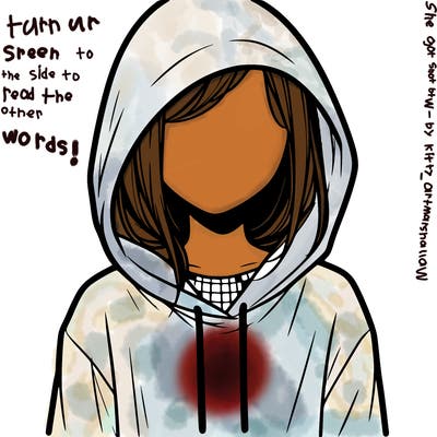 faceless girl in hoodie