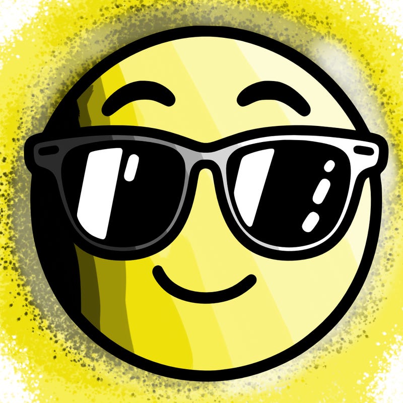 emoji with sunglasses