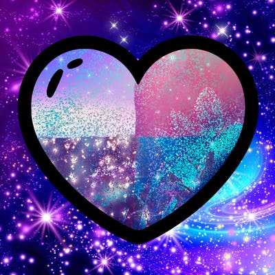 a blank heart