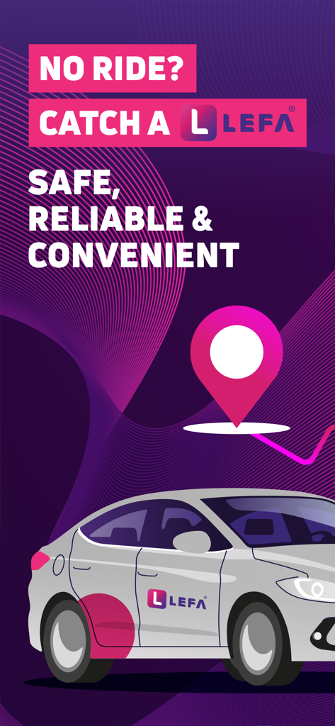 LEFA Namibia - LEFA Namibia mobile app for safe and reliable shuttle ride requests