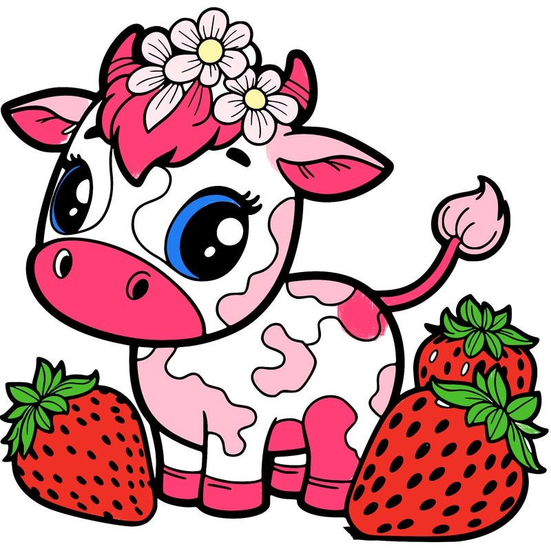 strawberry cow