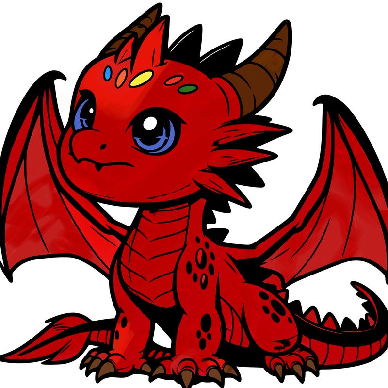 fierce baby night dragon