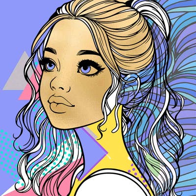 beautiful realistic girl