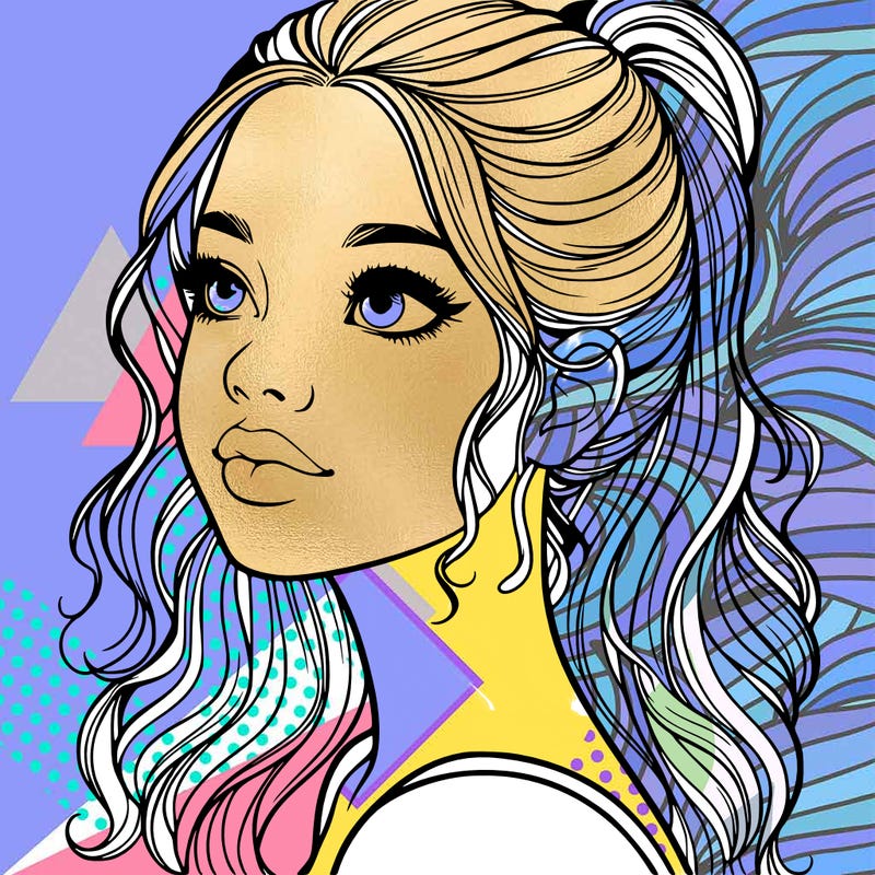 beautiful realistic girl