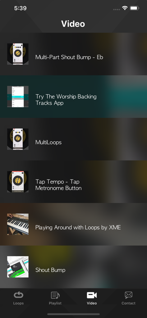 XME LOOPS - XME LOOPS app video tutorial list for music production
