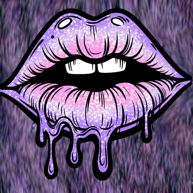 lips that look realistic and drip