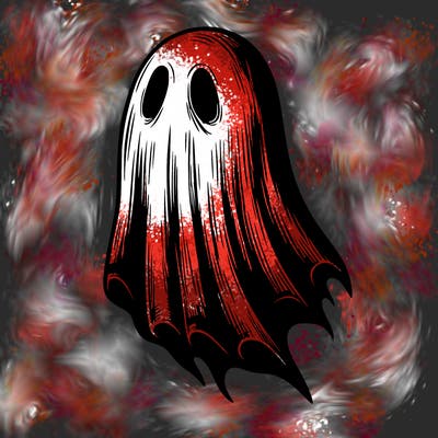 realistic creepy ghost