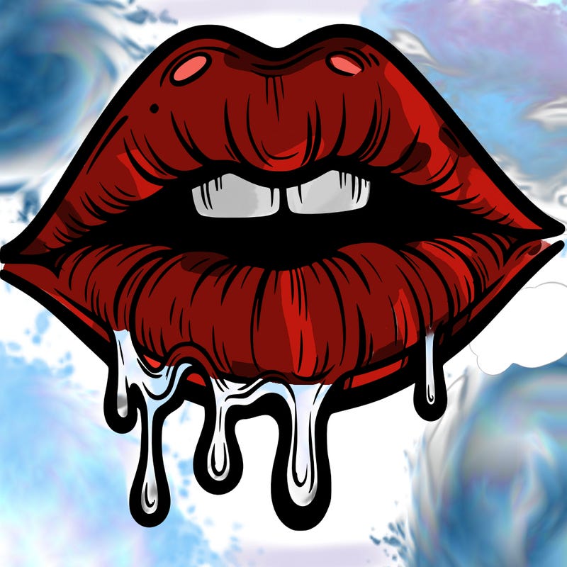 lips that look realistic and drip