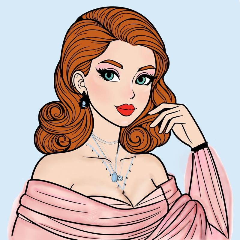 an elegant woman