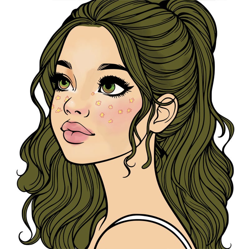 beautiful realistic girl