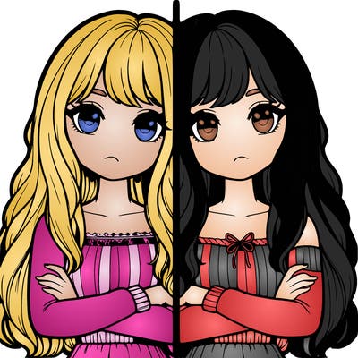 realistic girls split