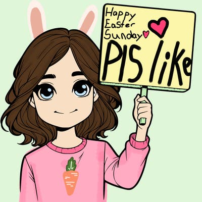 realistic girl holding up a sign