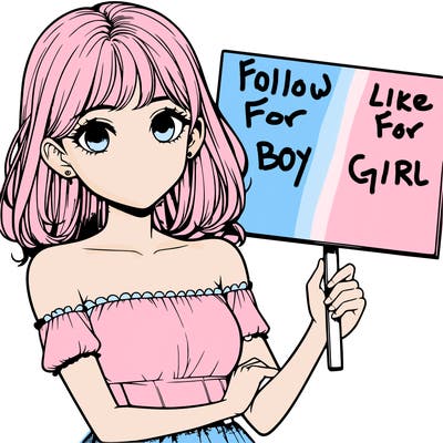 realistic pretty girl holding blank sign